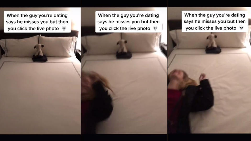 Serena Kerrigans Live Photo auf TikTok