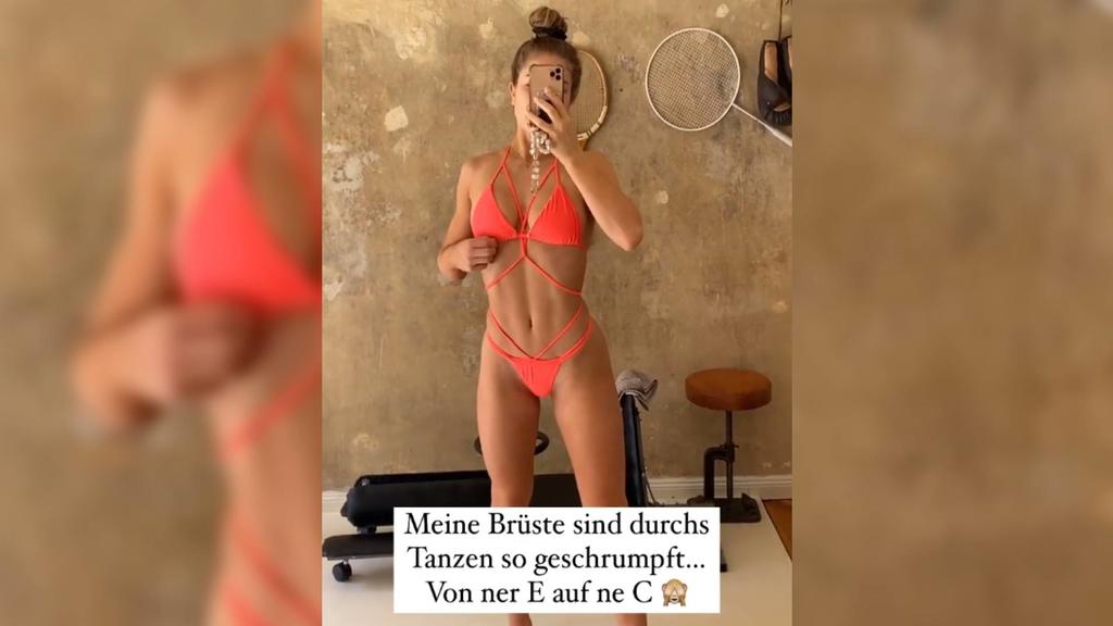 Lola Weippert spricht in ihrer Instagram-Story über die körperlichen Veränderungen durch "Let's Dance"