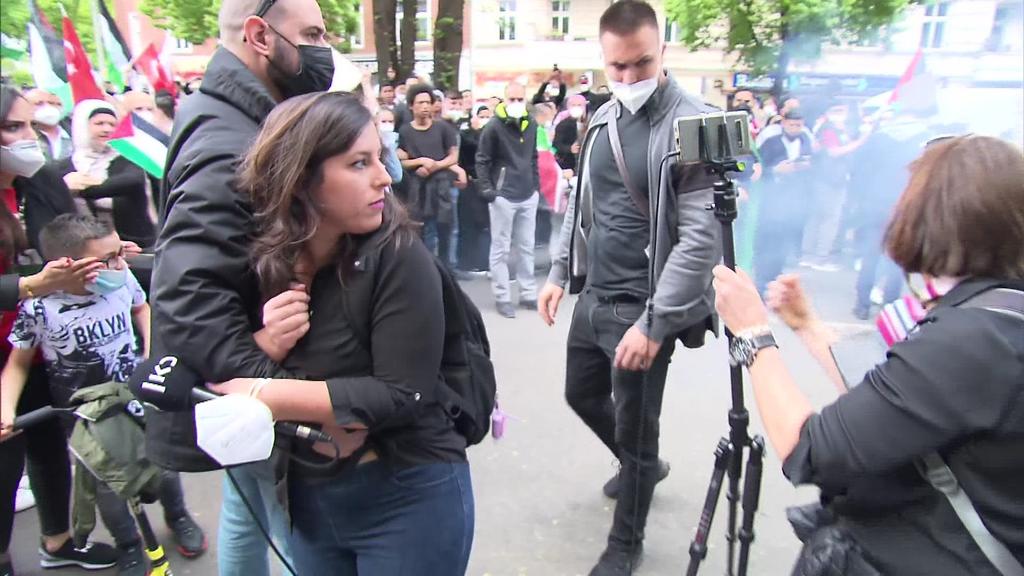 RTL-Team auf Demonstration angegriffen