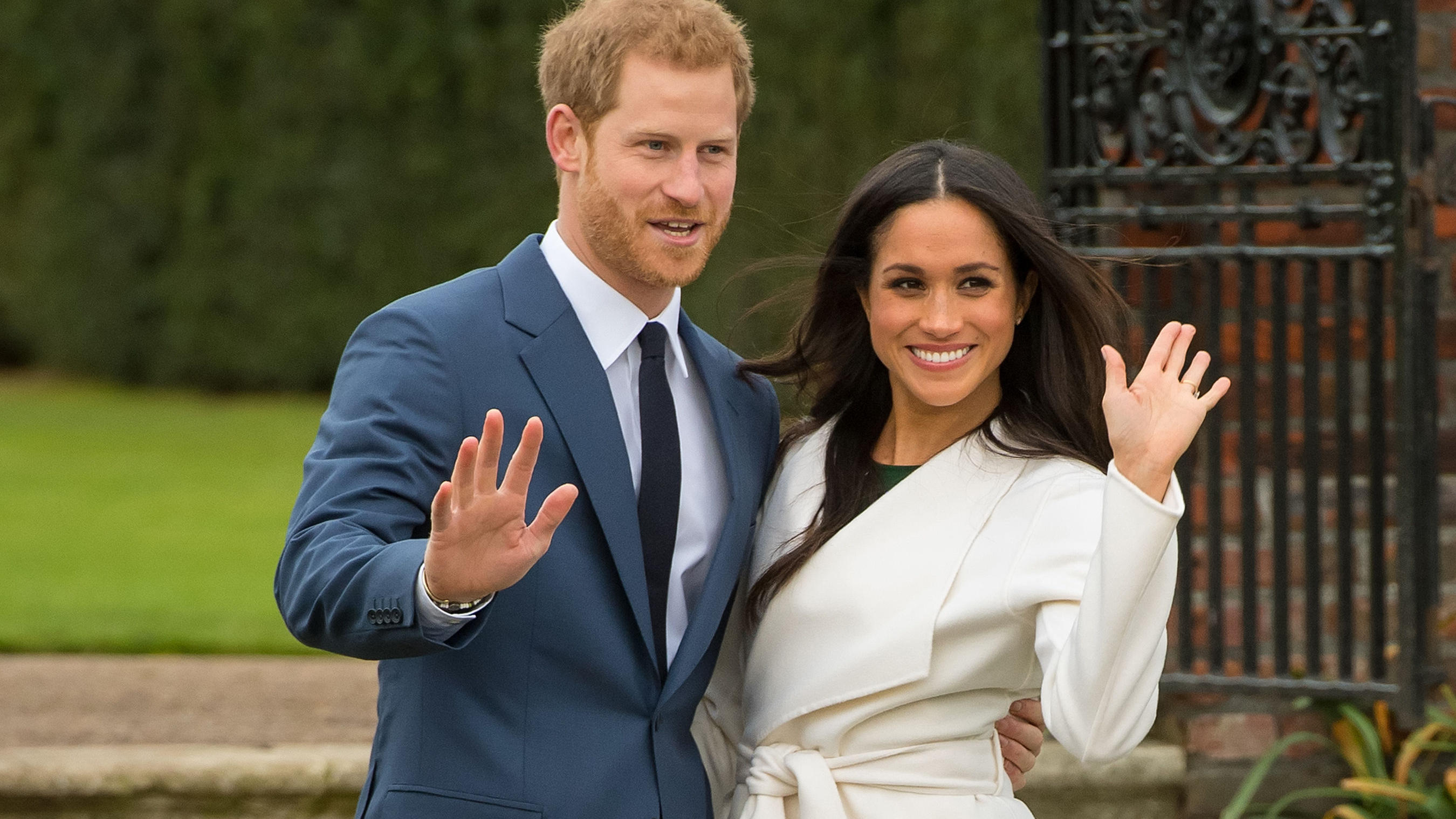 Prinz Harry und Meghan Markle verkünden ihre Verlobung.