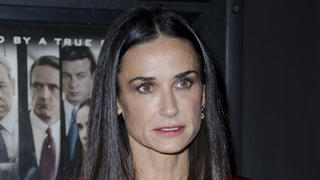 Demi Moore arrives at the New York City screening of 'Margin Call' at the Sunshine Landmark theater.