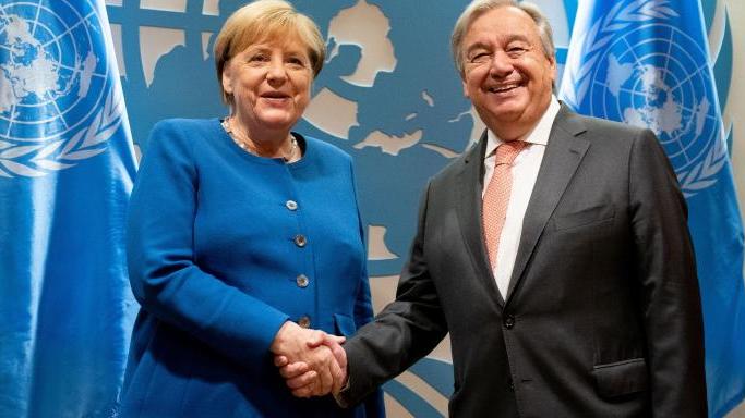 Bundeskanzlerin Angela Merkel und  UN-Generalsekretär Antonio Guterres (Foto: Archiv)