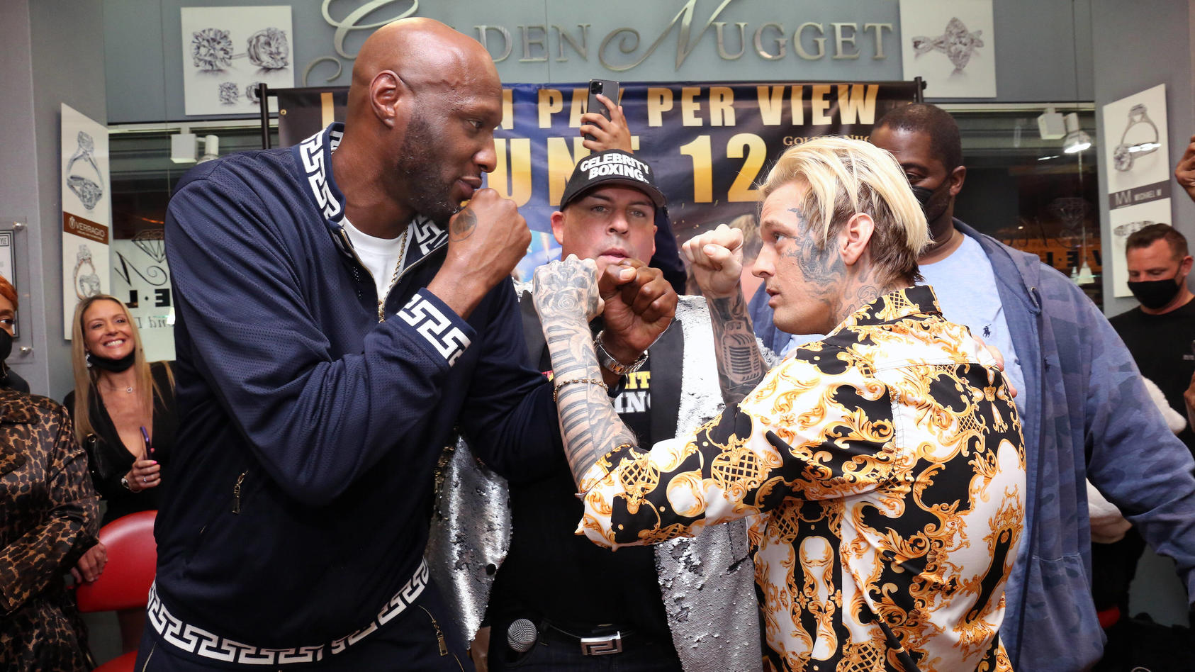 Aaron Carter Vs Lamar Odom Khloe Kardashian Ex Mit Schaukampf Gegen