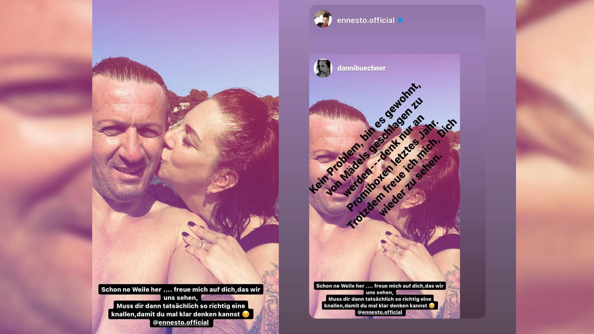 Daniela und Ennesto Büchner kündigen auf Instagram ein Wiedersehen an