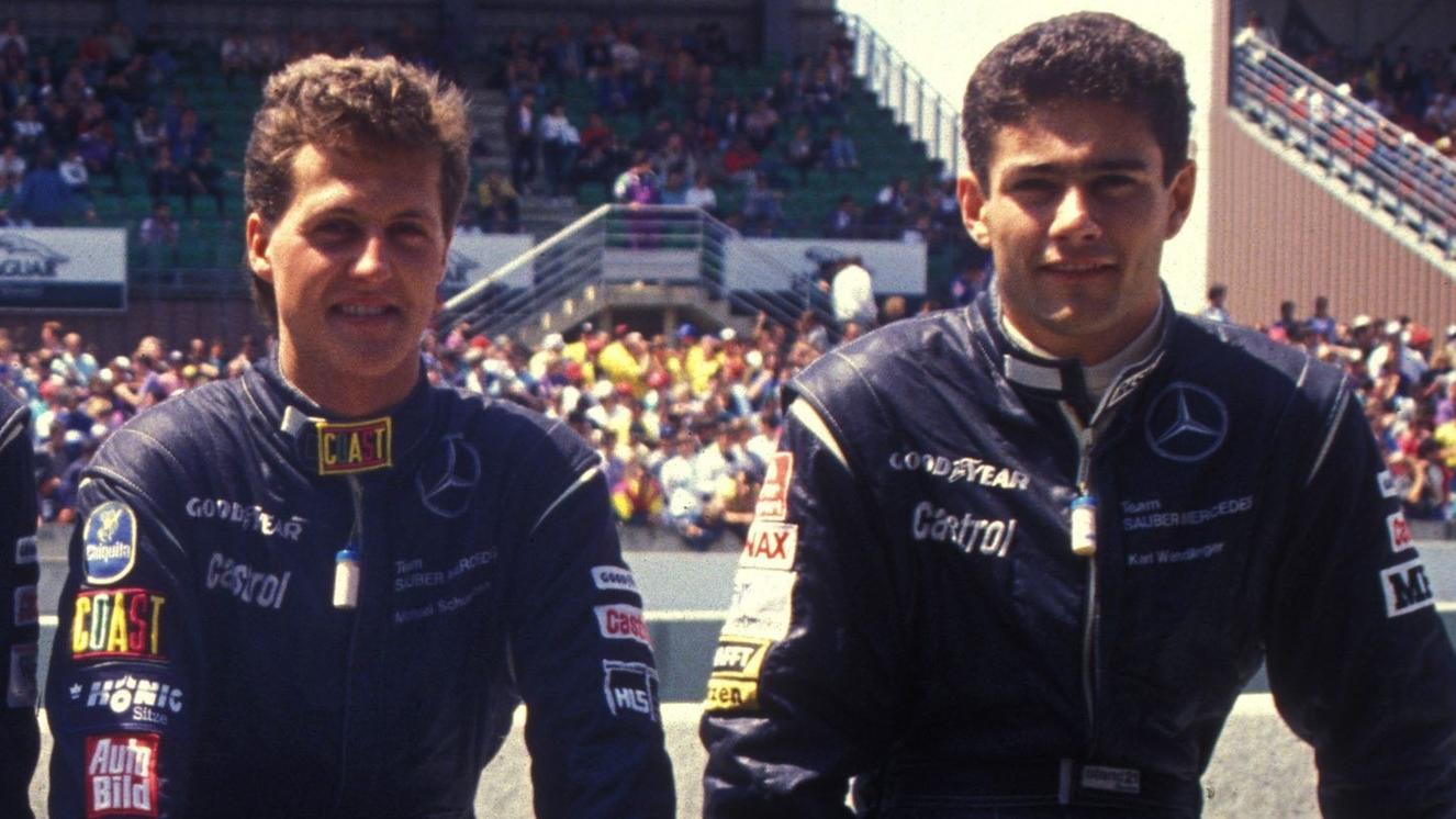 Michael Schumacher und Karl Wendlinger
