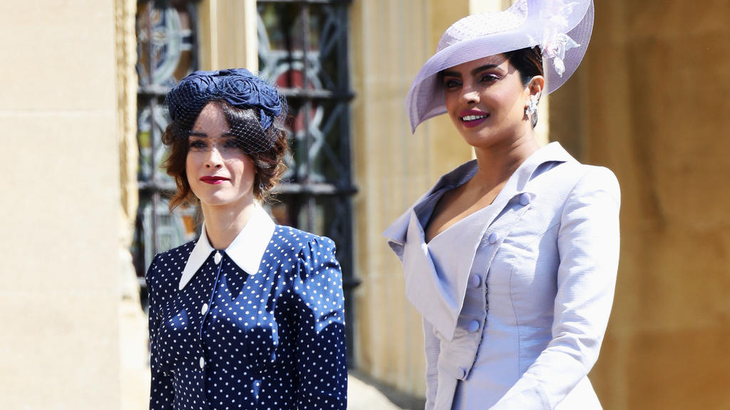 Abigail Spencer und Priyanka Chopra bei Prinz Harrys und Herzogin Meghans Hochzeit.