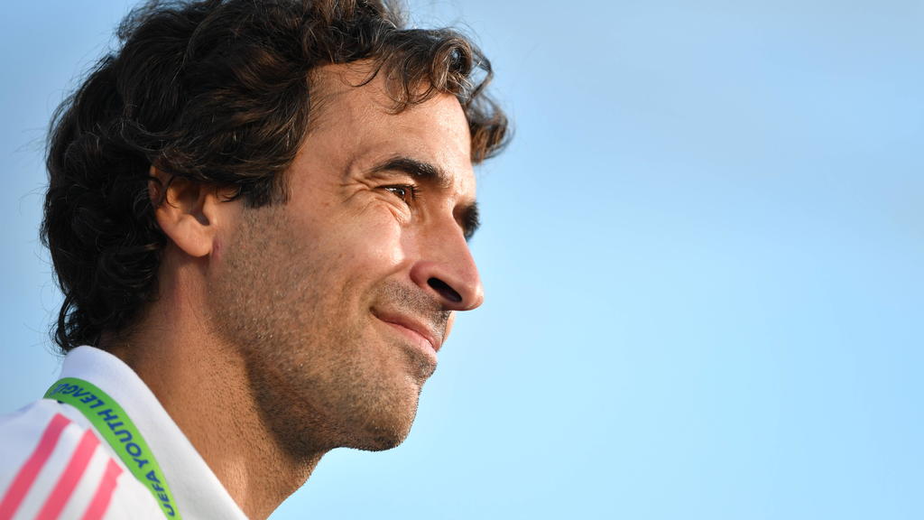 FOOTBALL : RB Salzburg vs Real Madrid Juvenil - UEFA Youth League - 1/2 Finale - 22/08/2020 Real Madrid CF head coach Raul Gonzalez during the UEFA Youth League Semi-final match between RB Salzburg and Real Madrid CF at Colovray Sports Center on Augu