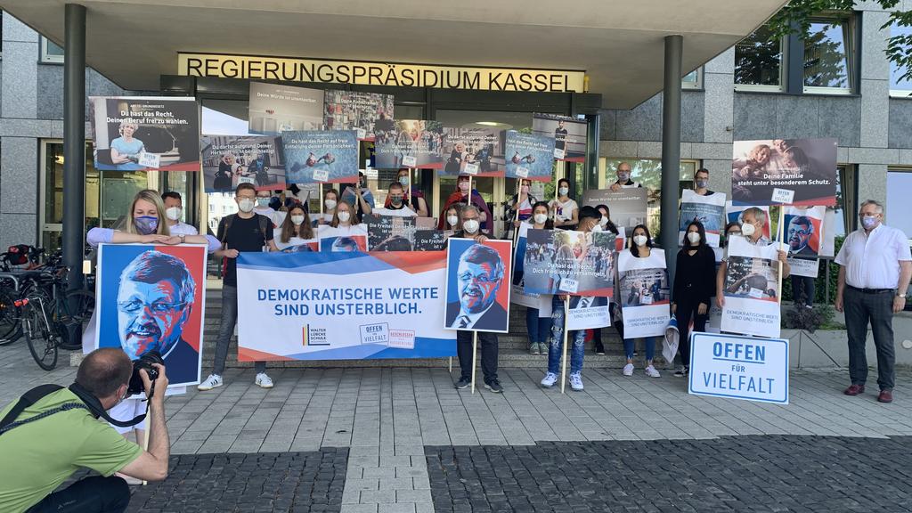 Schüler der Walter-Lübcke-Schule in Wolfhagen