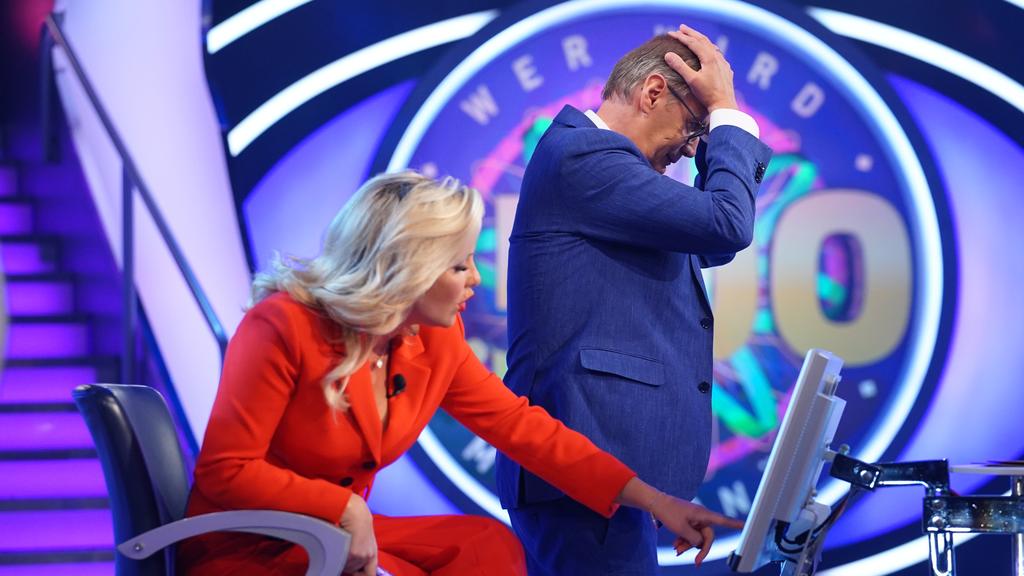 Evelyn Burdecki lässt Günther Jauch schon bei der 5-Euro-Frage verzweifeln.