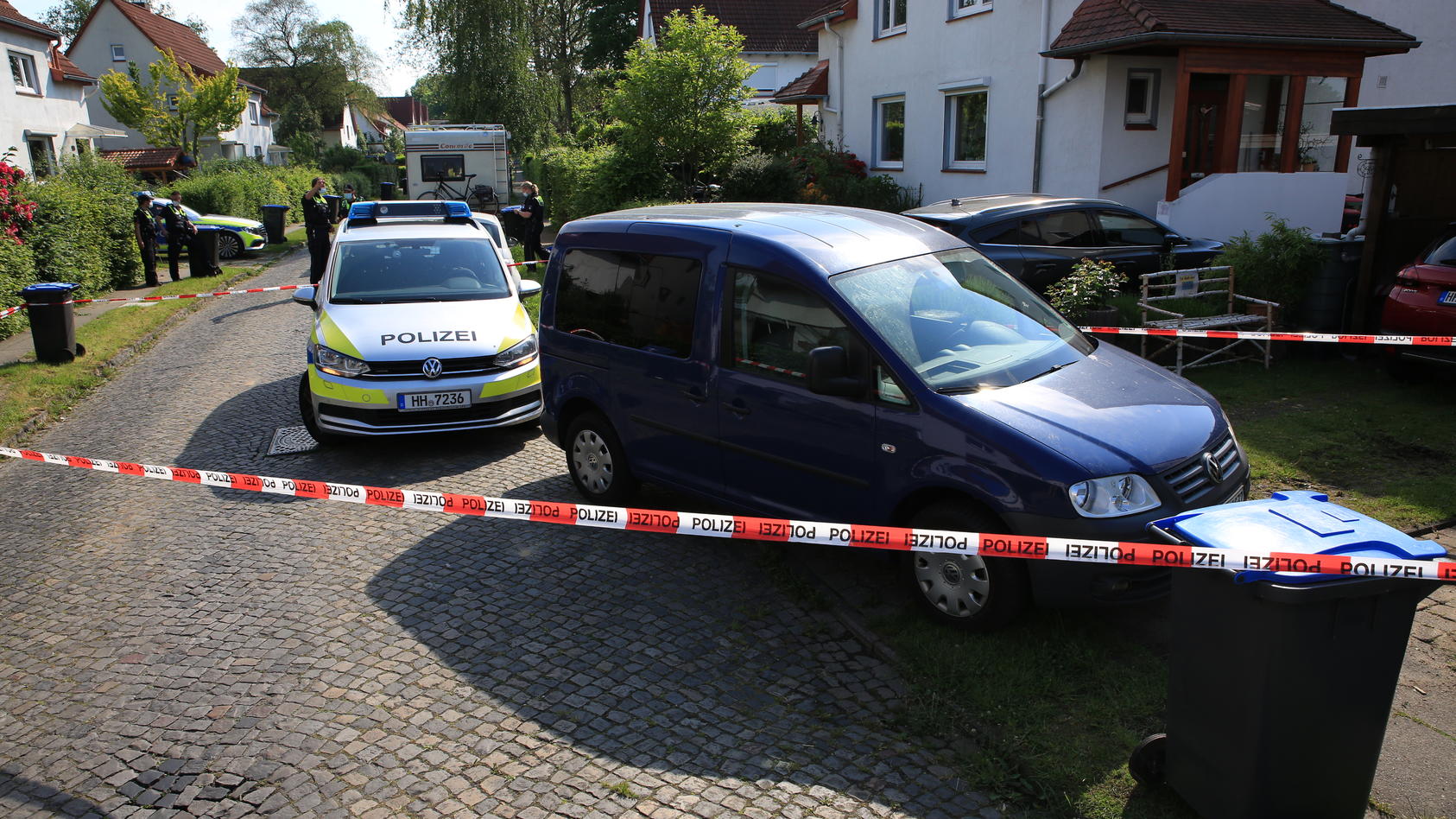 Die Hamburger Polizei stoppte diesen Kastenwagen in Bramfeld