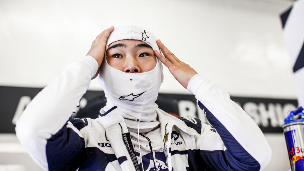 BAKU, AZERBAIJAN - JUNE 05: Yuki Tsunoda of Scuderia AlphaTauri and Japan during qualifying ahead of the F1 Grand Prix of Azerbaijan at Baku City Circuit on June 05, 2021 in Baku, Azerbaijan. (Photo by Peter Fox/Getty Images)