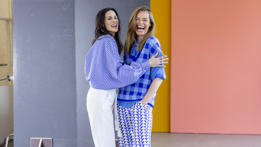 Unsere vier RTL Nord-Moderatorinnen Susanne Böhm, Sabrina Ilski, Linda Mürtz und Jasmin Wiegand beim Umstyling für die Zeitschrift Brigitte.
