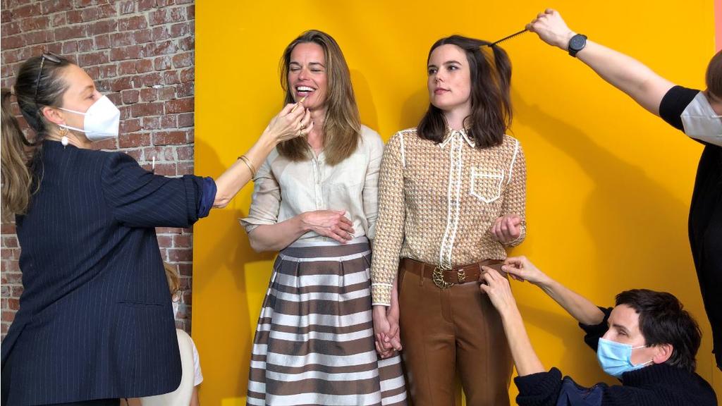 Professionelles Styling sind Susanne Böhm und Linda Mürtz auch von RTL Nord gewohnt, aber nicht so.