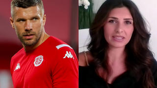 Lukas Podolski wettert gegen Spielefrauen: Jessica Contento wehrt sich.
