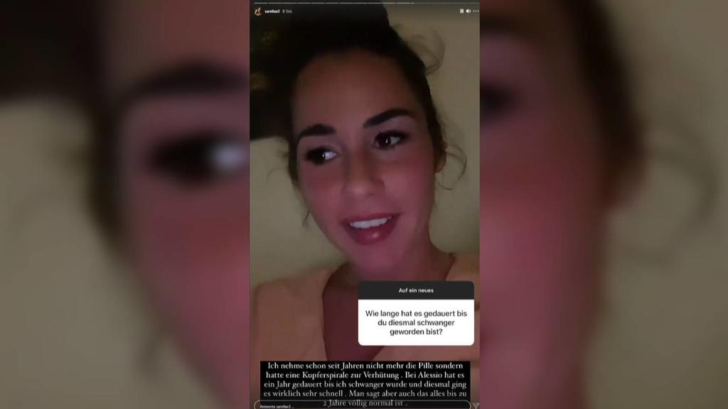 Sarah Engels verrät, dass es mit ihrer 2. Schwangerschaft schnell ging.