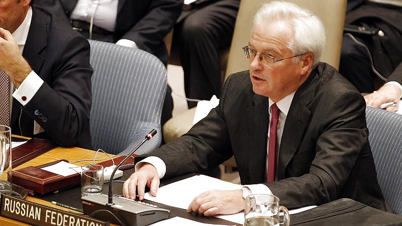 Russischer UN-Botschafter Tschurkin: UN hat nicht das Recht sich einzumischen