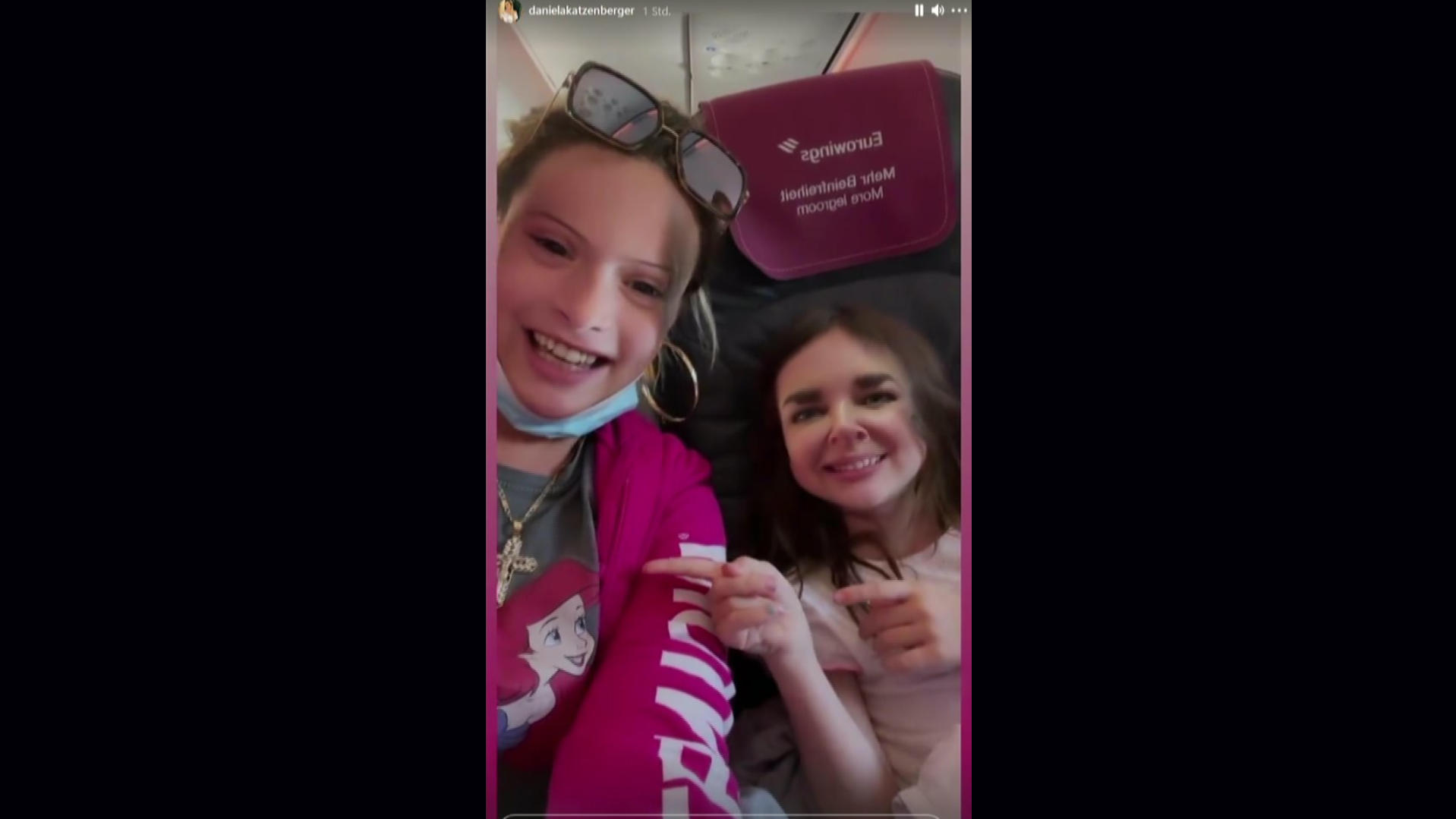 Daniela Katzenberger und Töchterchen Sophia kriegen sich nicht mehr ein: Dieser Filter hat's wirklich in sich!