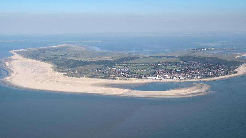 Borkum aus der Luft