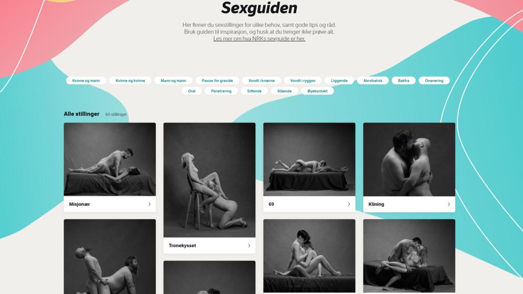 Webseite NRK, Sexguiden
