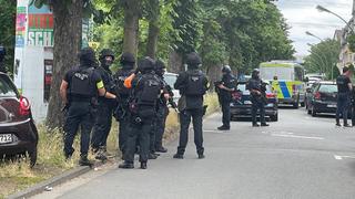 Polizei Frankfurt in Griesheim