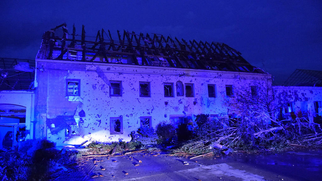 Das Dorf Hrusky wurde von dem Tornado besonders schwer getroffen.