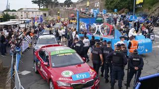 Zum Auftakt der Tour de France kam es zu einem Massensturz
