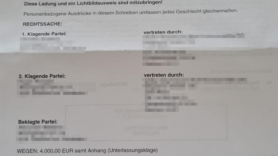 Die Klage - Alexander M. und seine Familie sollen 4.000 Euro zahlen, weil ihr Sohn angeblich zu laut ist.