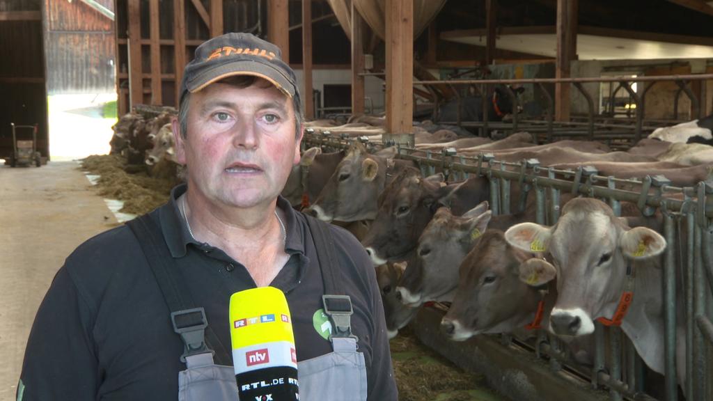 Landwirt Martin Klein im RTL-Interview.