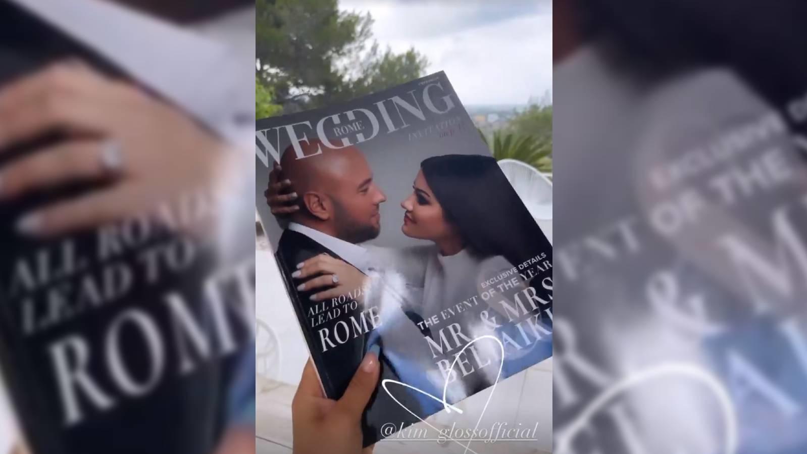 Kim Gloss und ihr Verlobter Alexander Beliaikin werden in Rom heiraten.