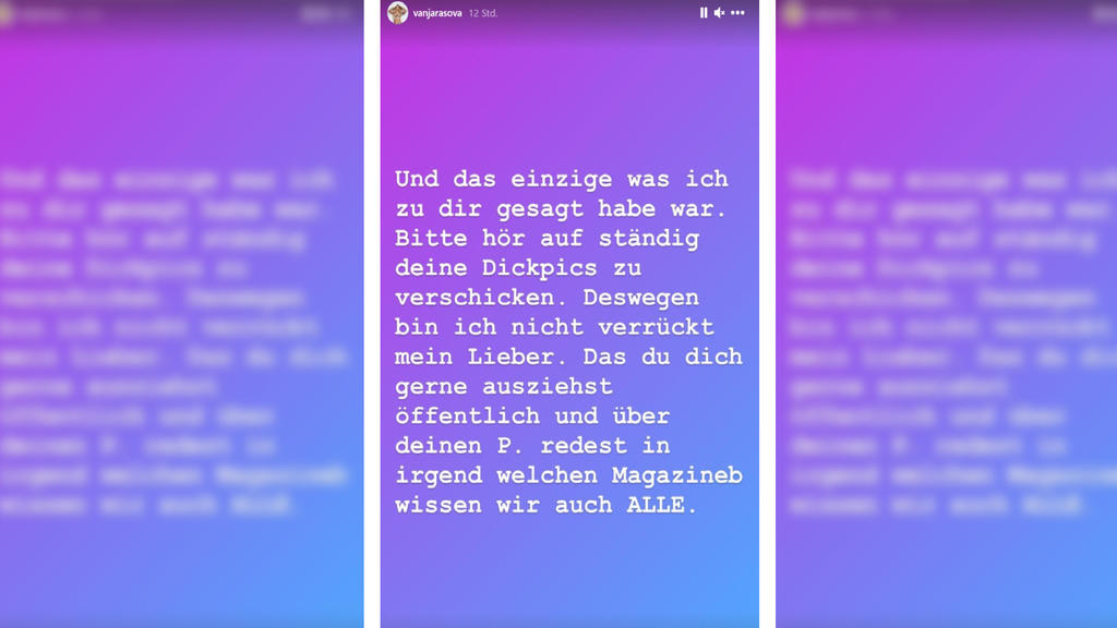 Vanja Rasovas Ex-Freund Ennesto hat ihr Vorwürfe gemacht.