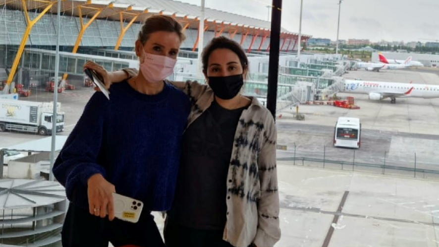 Prinzessin Latifa, soll auf dem Flughafen von Madrid gesehen worden sein.