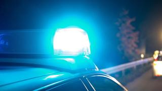 Ein Blaulicht leuchtet an einem Polizeiwagen. Foto: Armin Weigel/Archiv