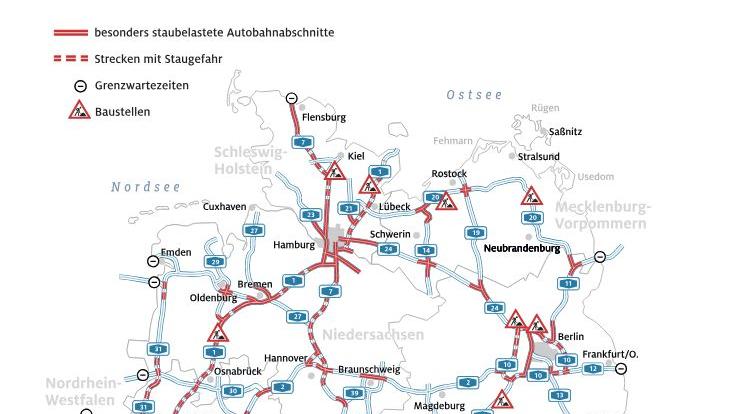 ADAC Stauprognose: Sommerreiseverkehr 2021