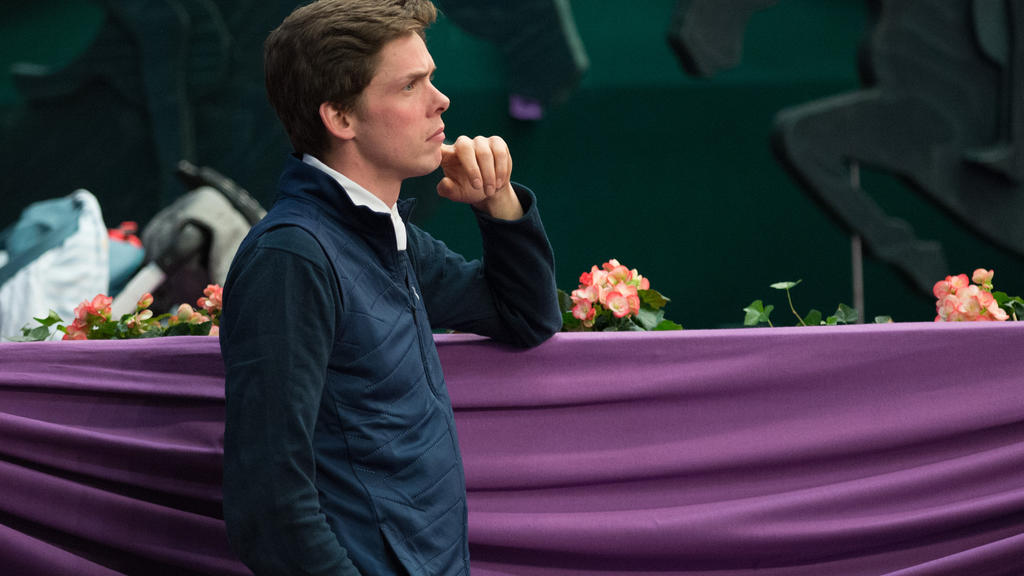Jan-Philipp Weichert bei einem Springreitturnier 2018 in Leipzig