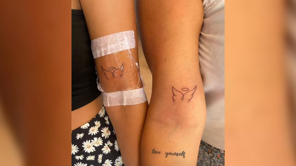 Danni Büchner und Tochter Jada haben Partnertattoos