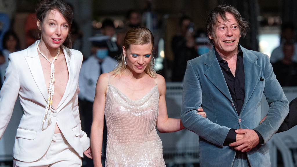 Jeanne Cherhal, Melanie Thierry und Mathieu Amalric bei den internationalen Filmfestspielen von Cannes