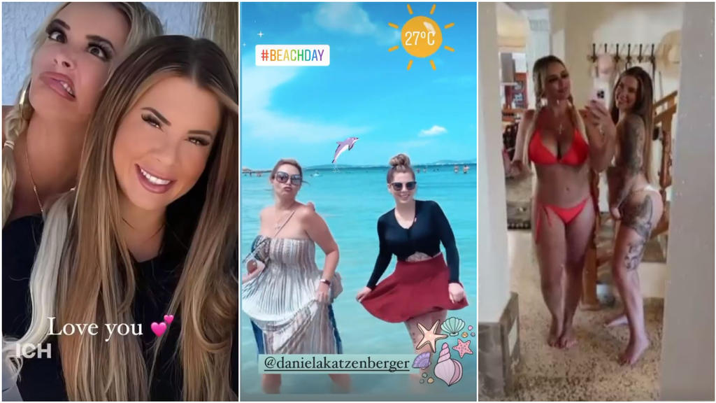 Haben viel Spaß zusammen: Daniela Katzenberger und Jenny Frankhauser