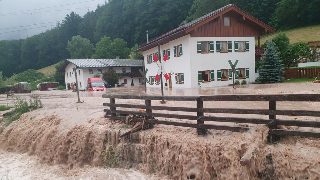Unwetter in Bayern