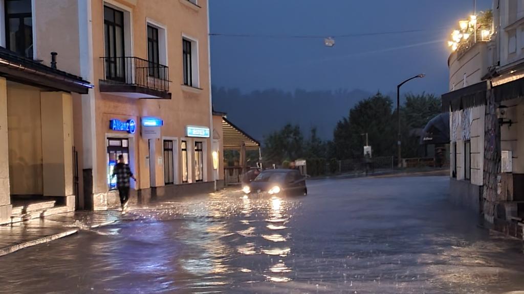 Unwetter in Bayern