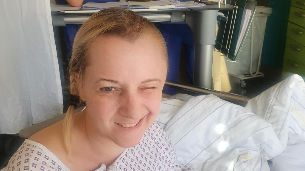 Christiane Gund nach ihrer Operation