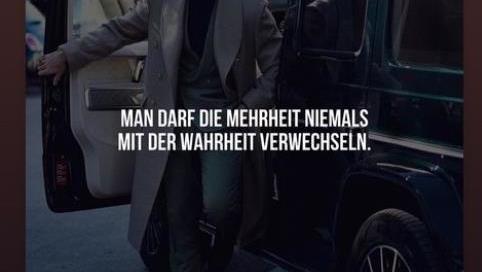 Yeliz Koc teilt diese kryptische Botschaft auf ihrem Instagram-Account.