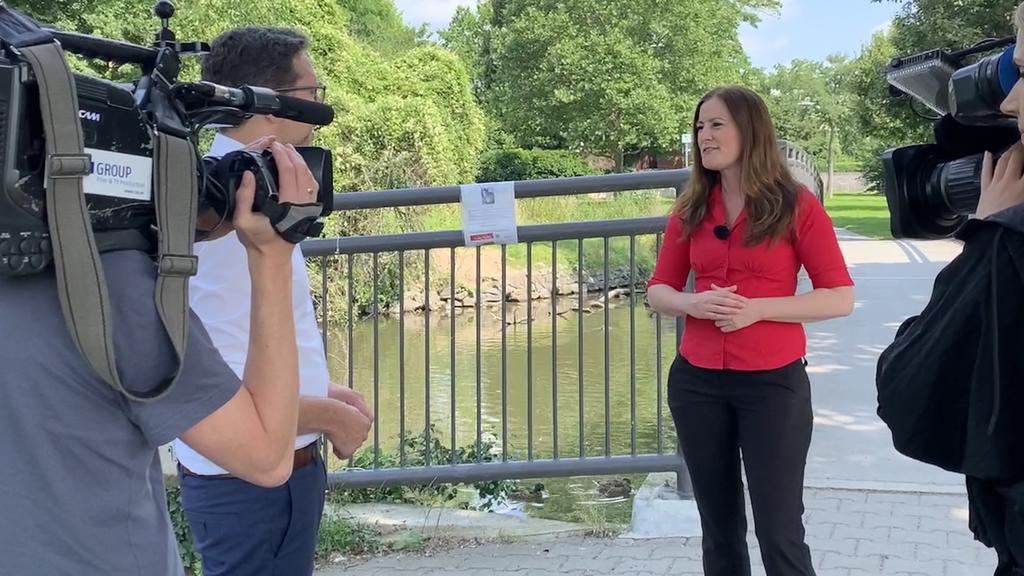 Janine Wissler im Gespräch mit Politik-Reporter Benjamin Holler