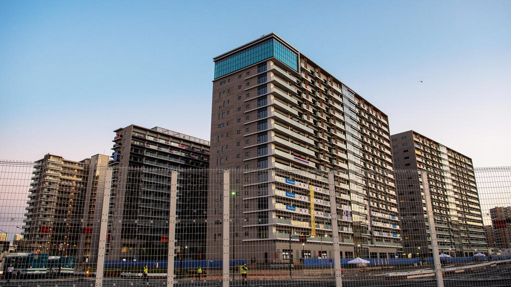 Das olympische Dorf in Tokio