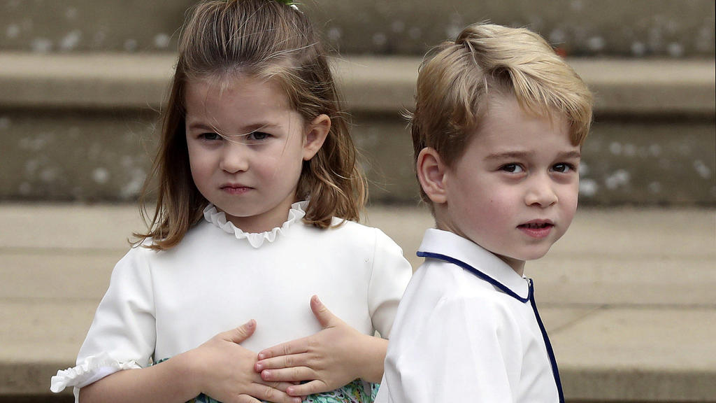 Charlotte und George halten ihre royalen Eltern stets auf Trab.