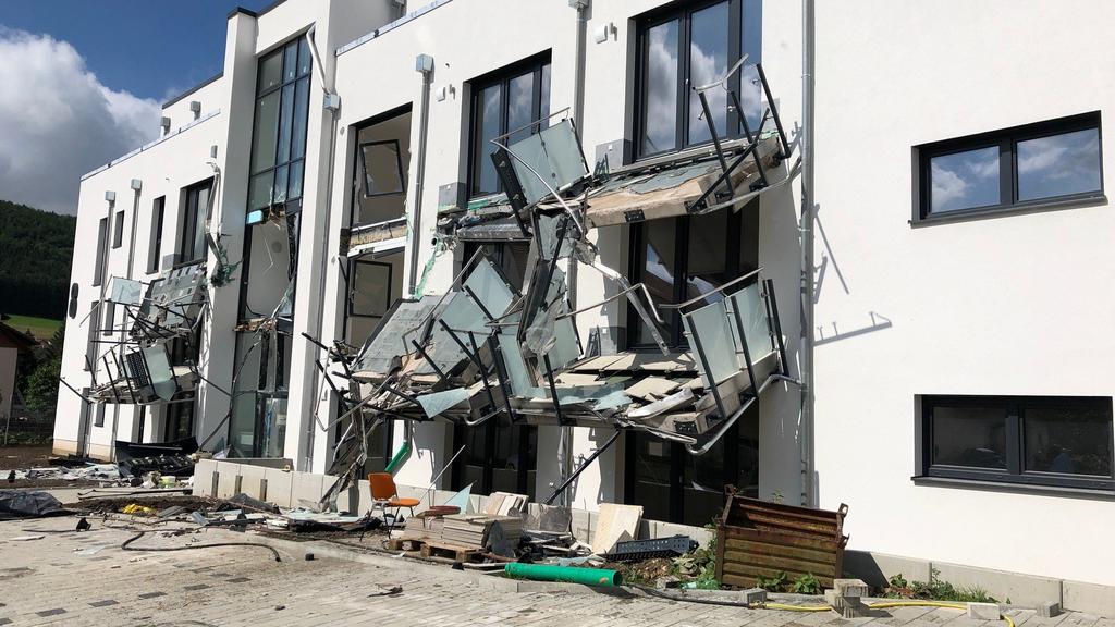 Immense Zerstörung in Blumberg