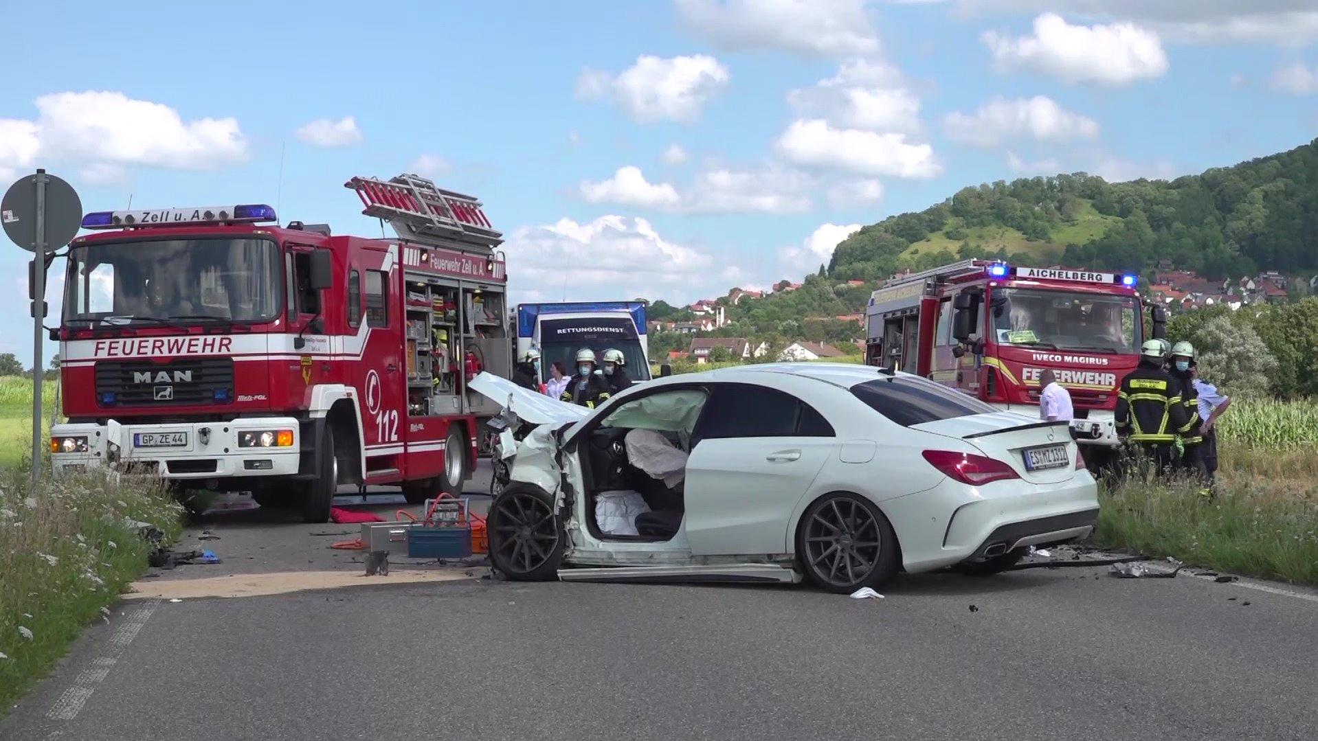 Tragischer Verkehrsunfall in Aichelberg