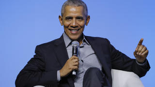 FILE - Former U.S. President Barack Obama gesture as he attends the "values-based leadership" during a plenary session of the Gathering of Rising Leaders in the Asia Pacific, organized by the Obama Foundation in Kuala Lumpur, Malaysia, on Dec. 13, 2019. Obamaâ€™s memoir â€œDreams from My Fatherâ€ will be released in a young adult edition on October 5. Obama had yet to hold any political office when â€œDreams from My Fatherâ€ was released in 1995.  (AP Photo/Vincent Thian, File)