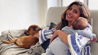 Neu-Mama Eva Benetatou mit Baby überlastet: Hündin Sheikha muss zu ihrem Vater
