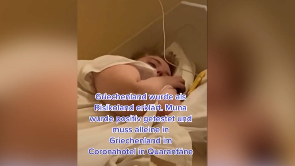 Auf einer Party infiziert sich Muna mit Corona, muss in ein Quarantäne-Hotel.