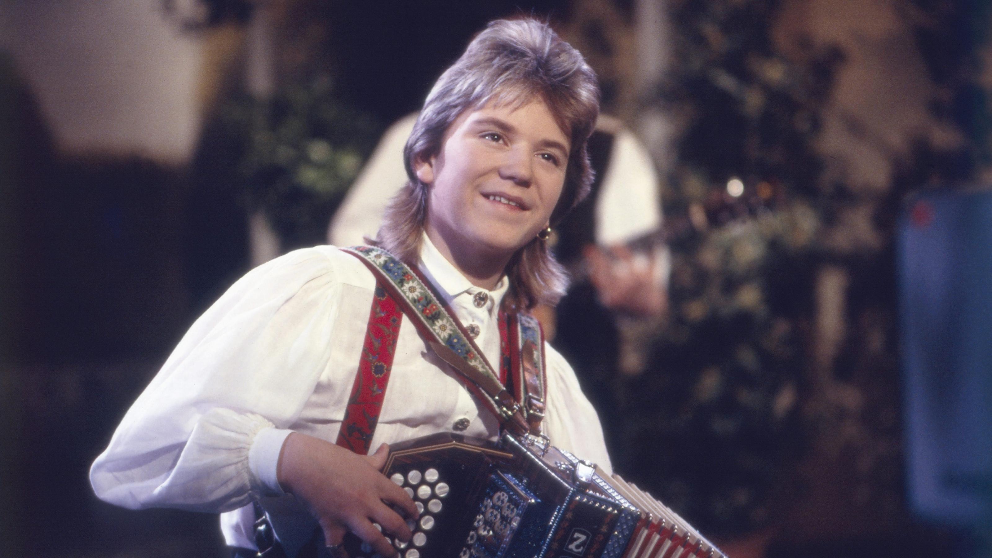 Florian Silbereisen im Jahr 1991 im "Musikantenstadl". 